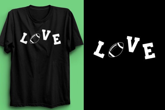 American Football T-shirt Design Graphic: The Ultimate Asset for Your POD Business