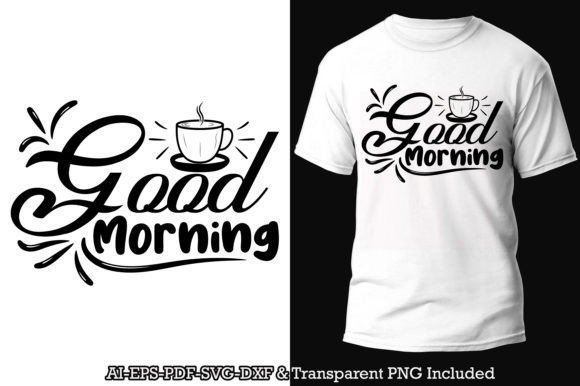Coffee SVG T-shirt Design Graphic: Your Ultimate Morning Brew Asset