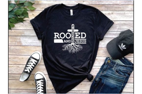 Grounded Rooted and Jesus Graphic Design: Typography with Purpose