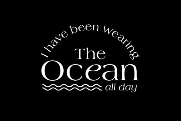 Infusing Coastal Calm into Urban Edge: Quotes About the Ocean Graphic Design