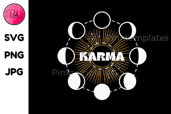 Karma Tshirt Design Graphic: A Modern Tool for Bold Branding
