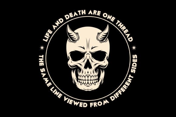 Life and Death Streetwear Graphic Design: Bold Visuals
