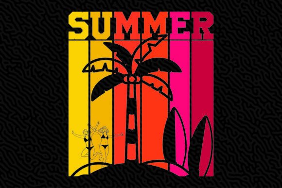 Retro Summer Graphic: Capturing Vintage Vibes in Your Designs