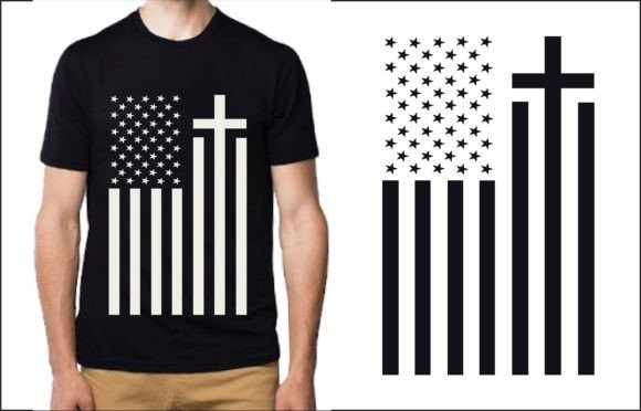 USA Grunge Flag Faith: A Graphic Designer's Patriotic Asset